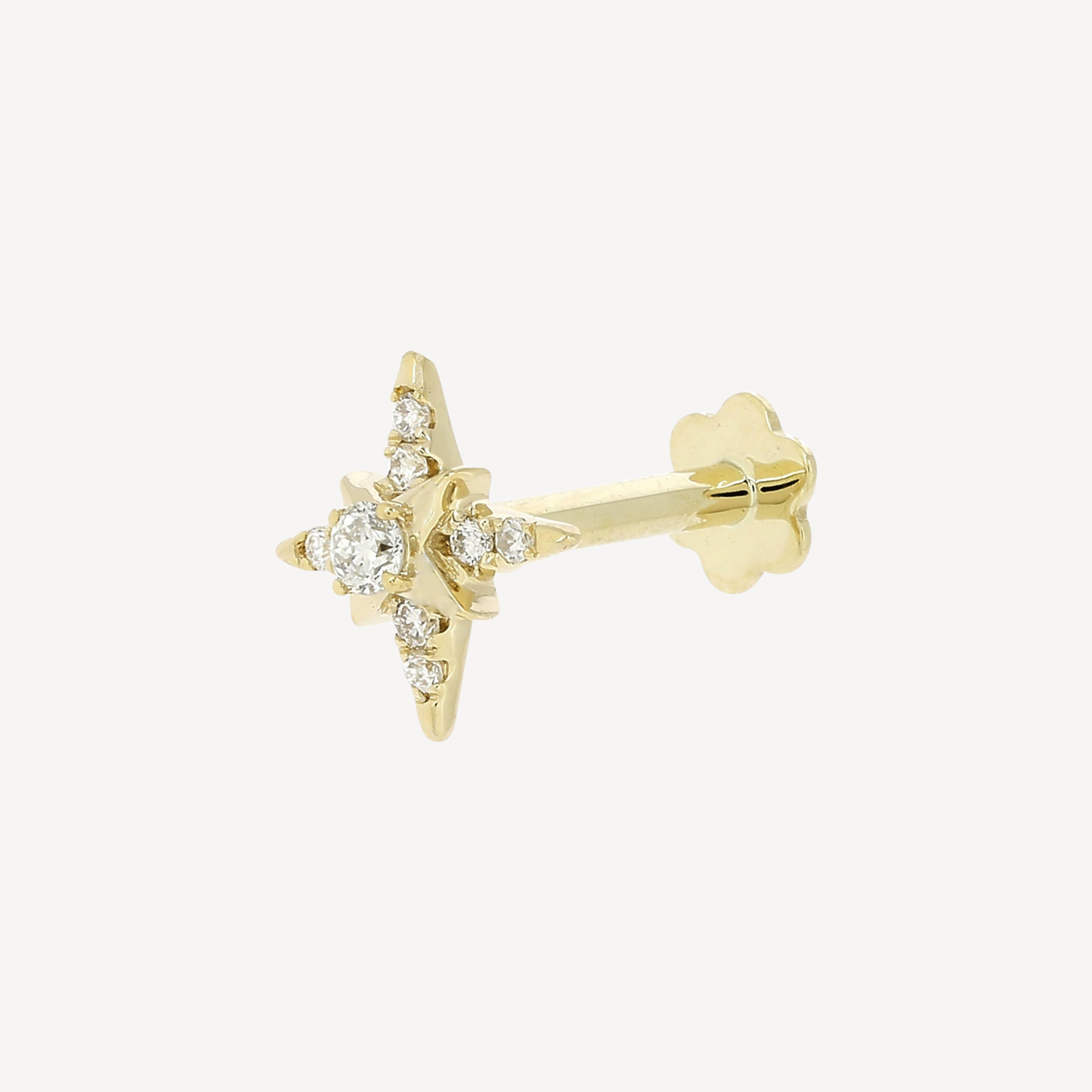 Piercing Star Yellow Gold