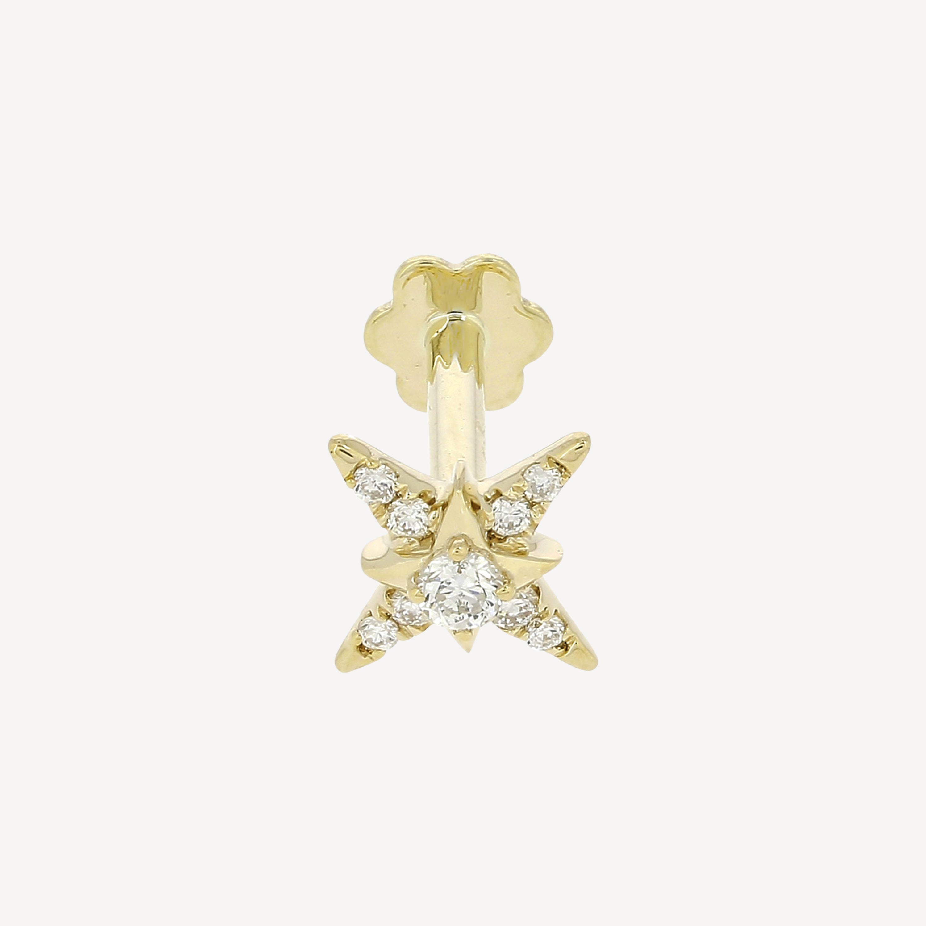 Piercing Star Yellow Gold