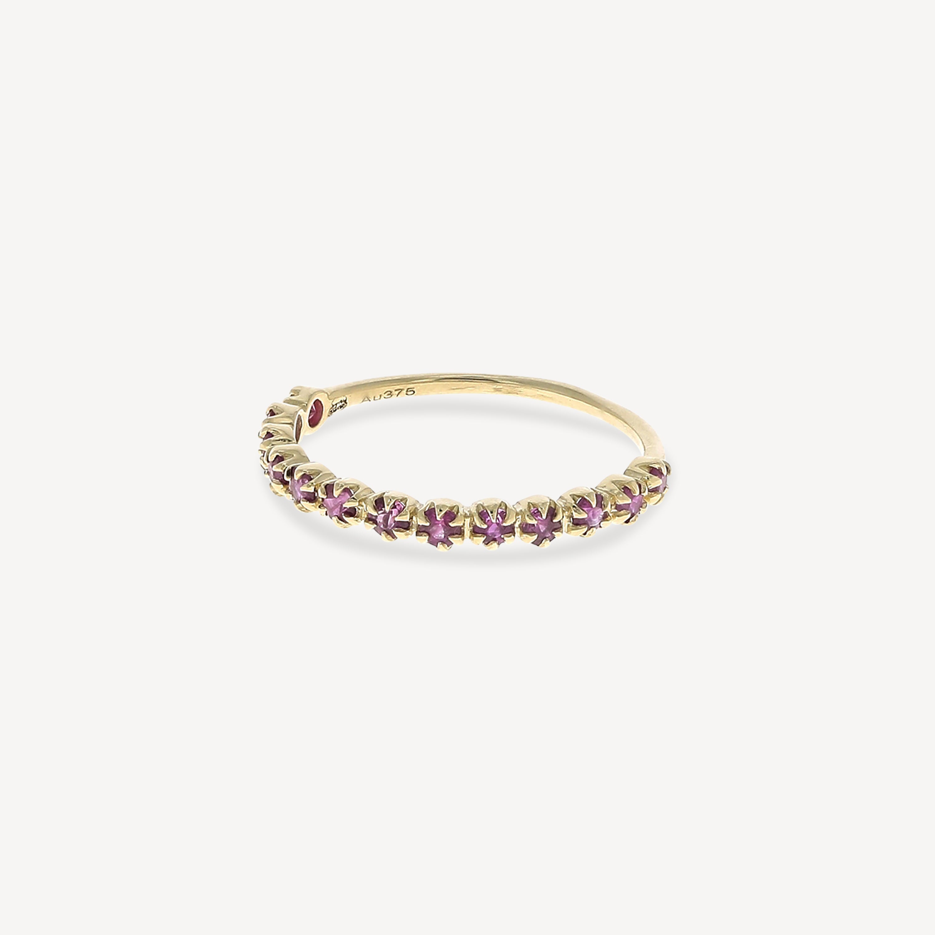 Ava n°2 Pink Sapphire ring