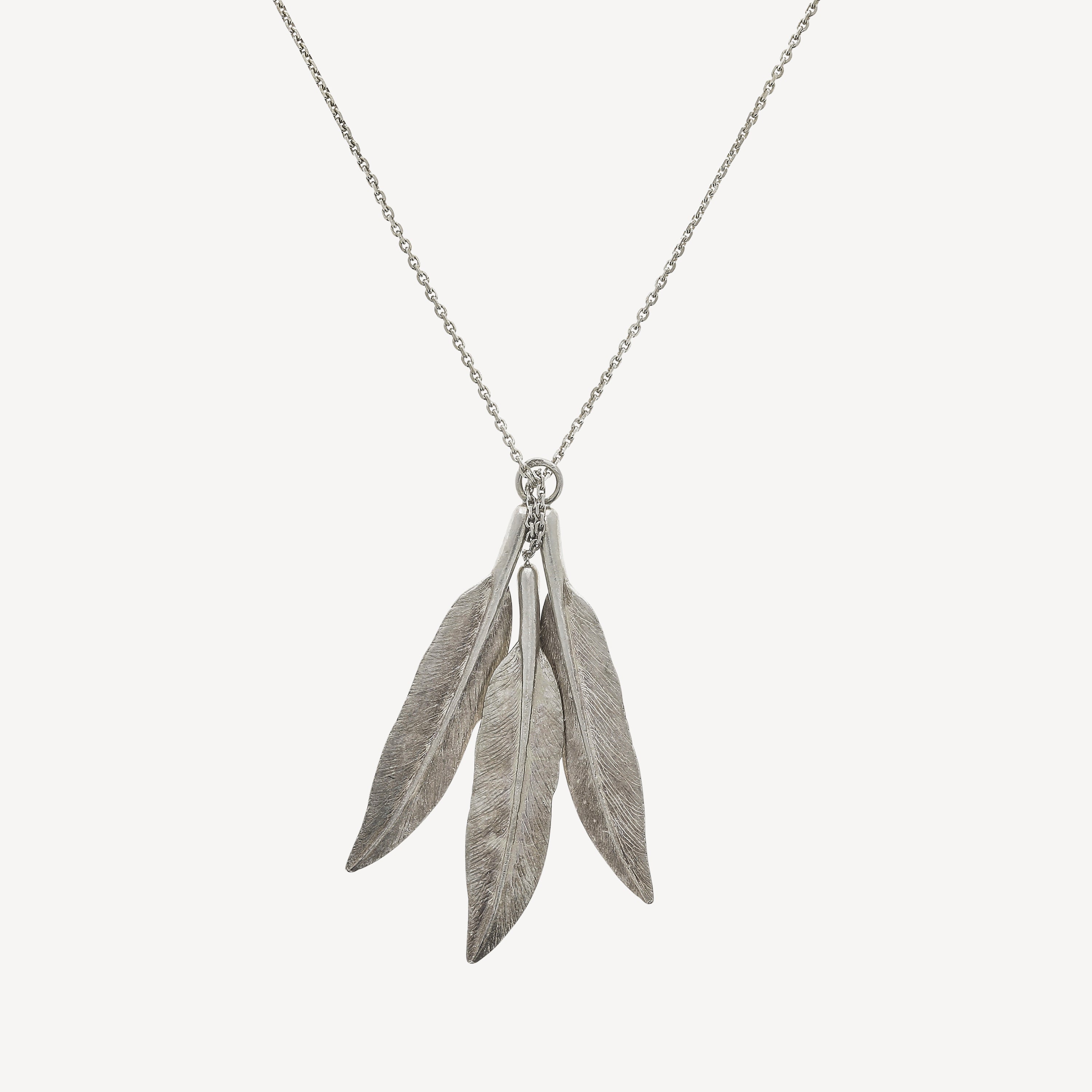 3 feathers necklace Aurelie Bidermann