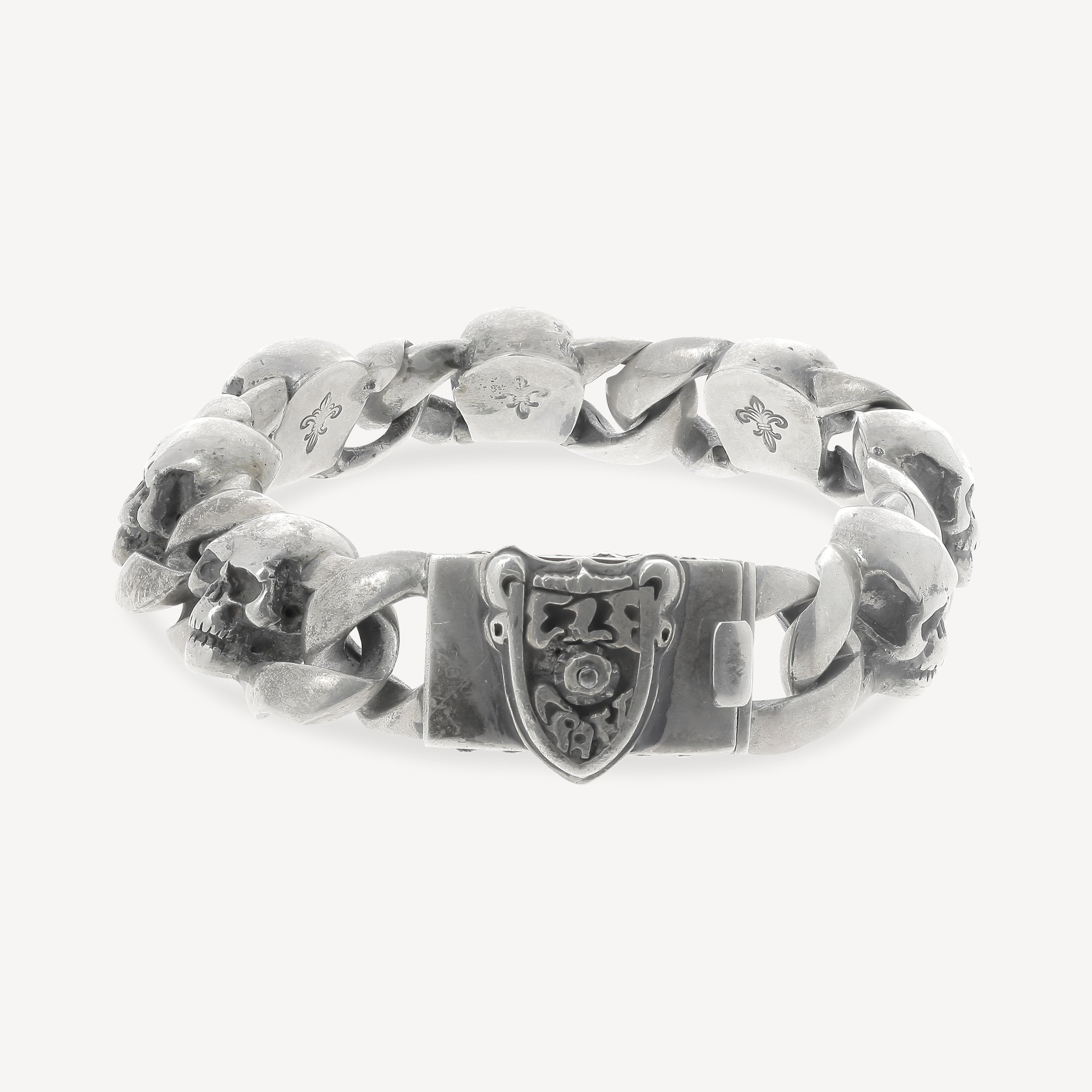 Skulls Halflinks Shiel bracelet