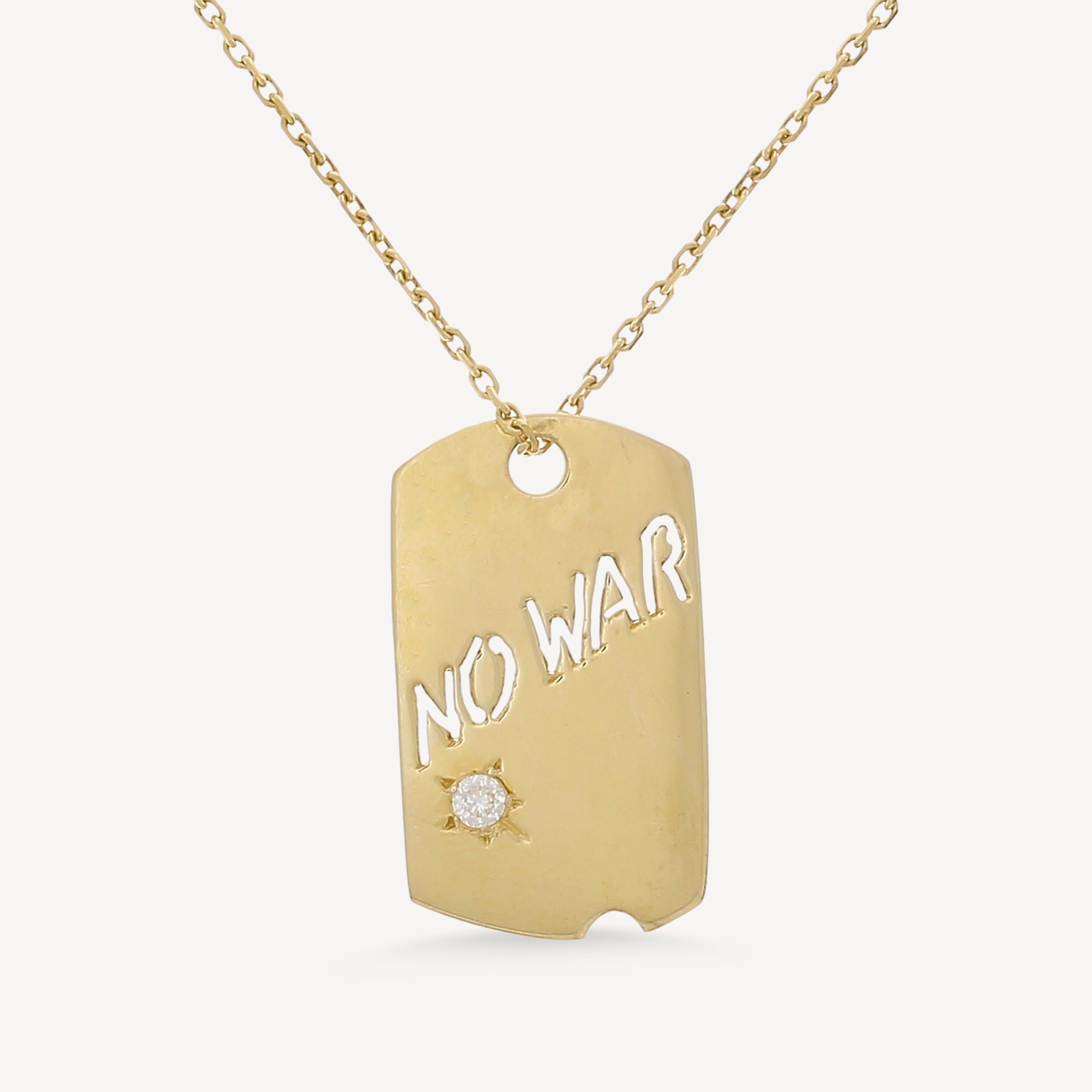 No War necklace