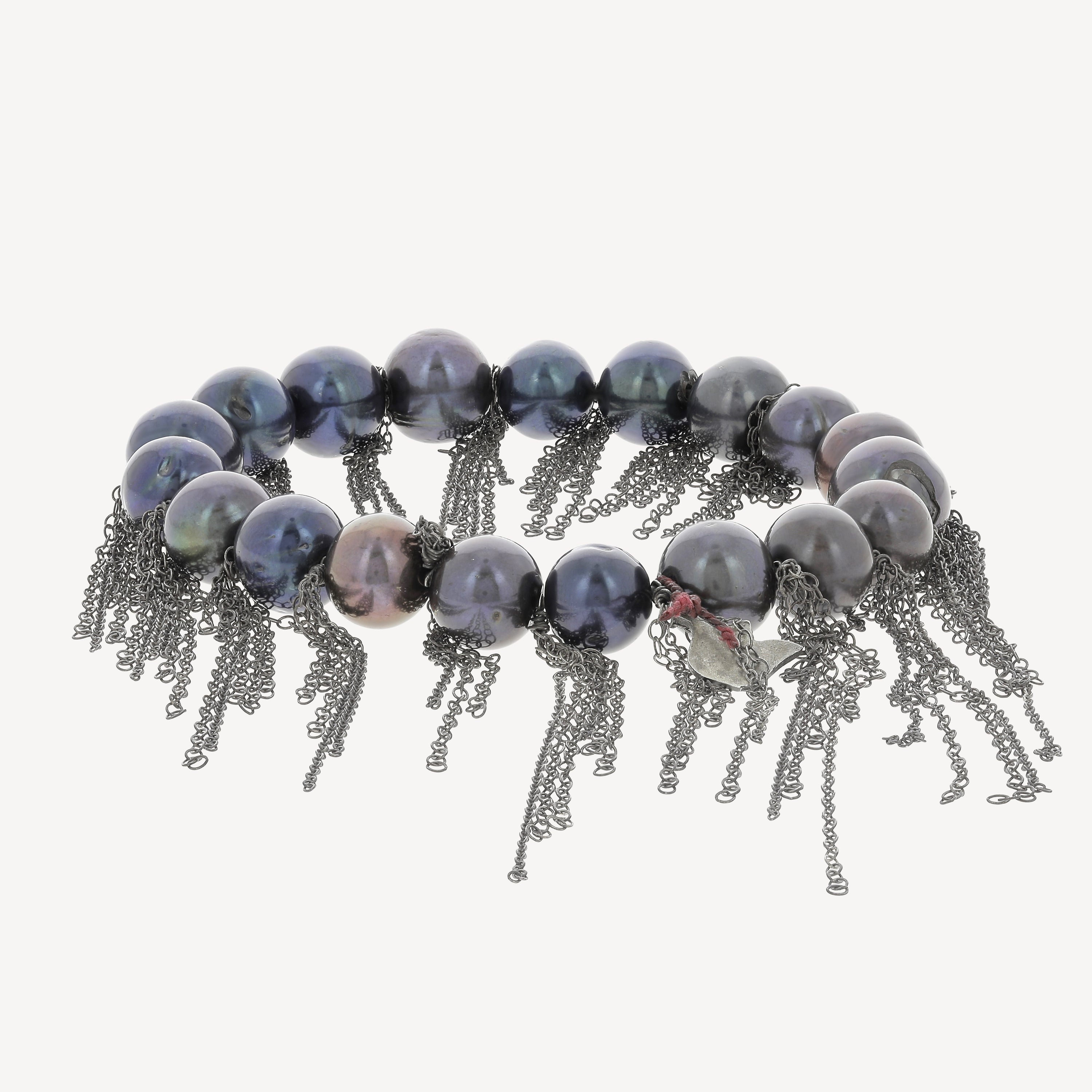 Tahitian pearl bracelet with bangs