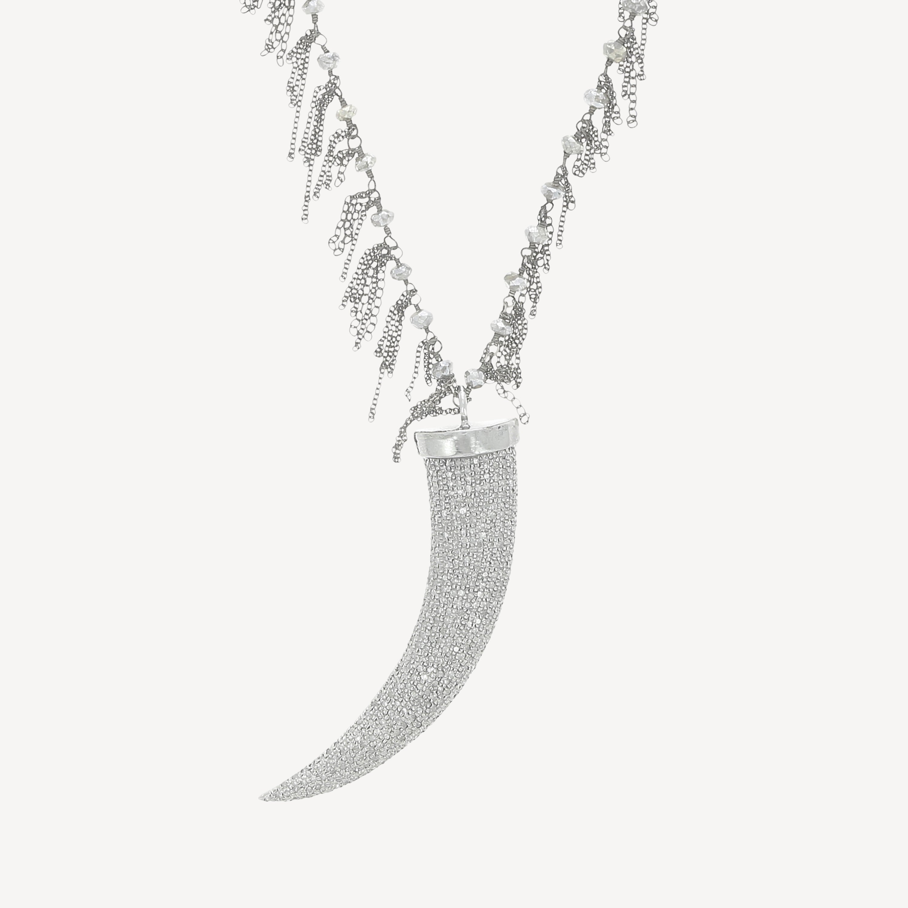 Diamond Claw Necklace