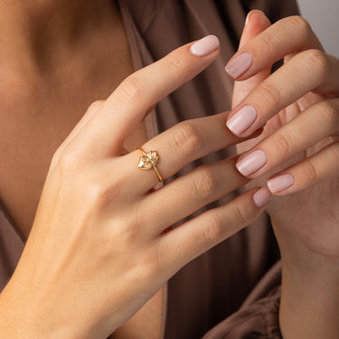 Ex Voto Heart Gold Ring