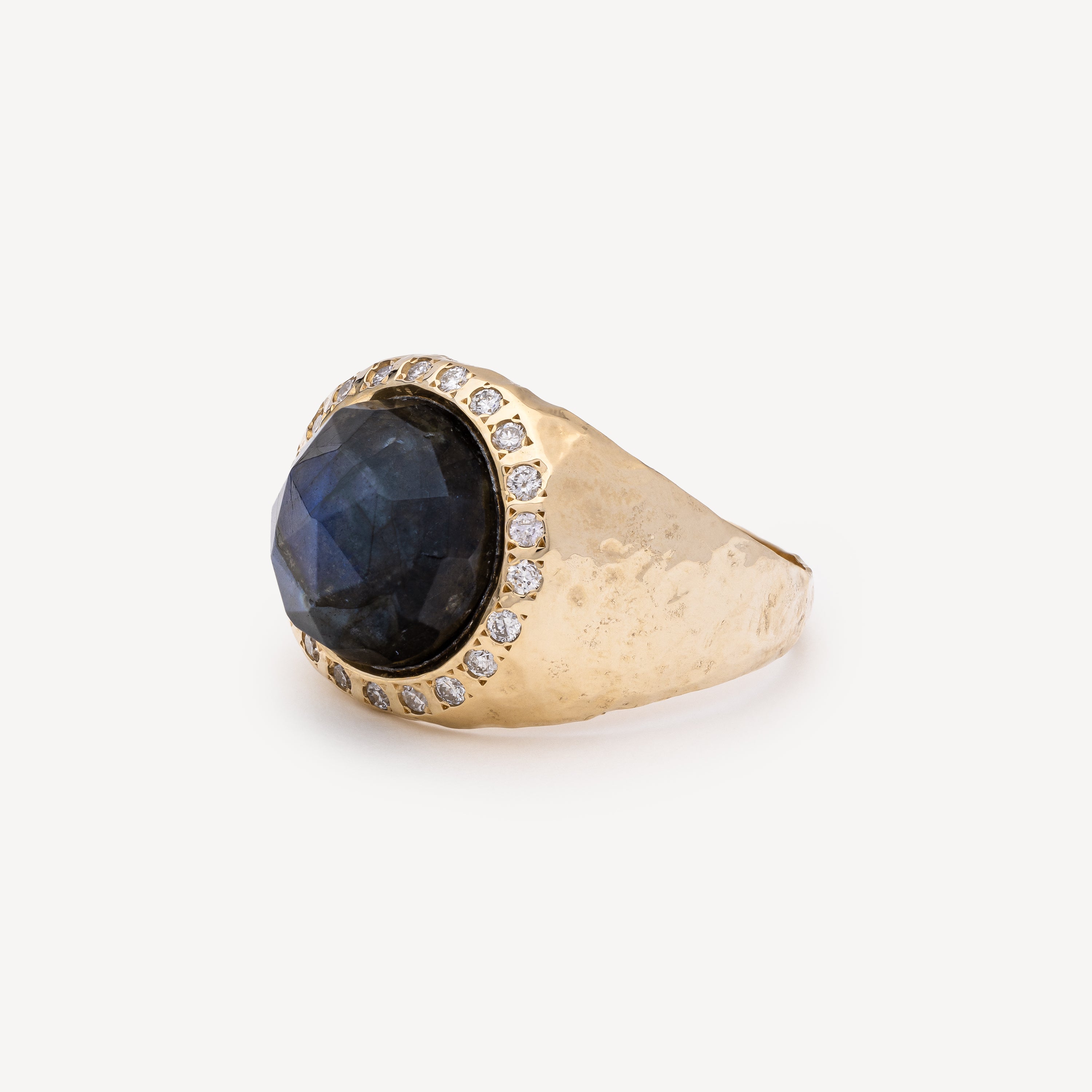 Bague Theia Diamants Labradorite