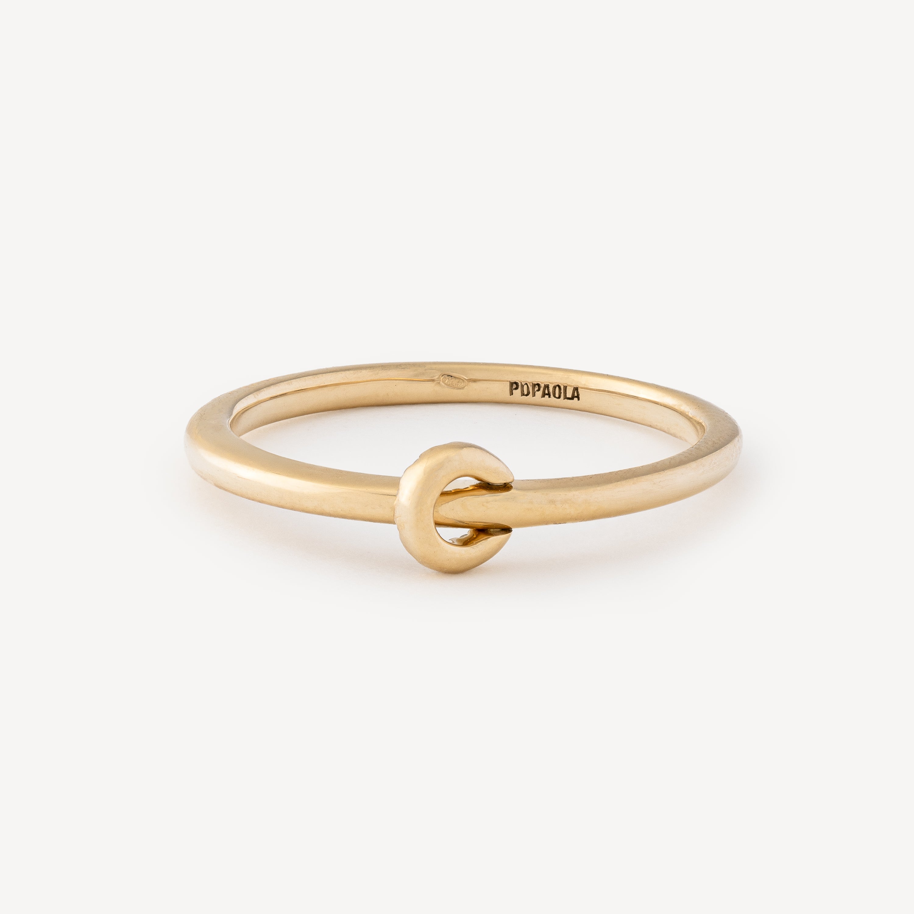 Diamonds Gold Loop Ring