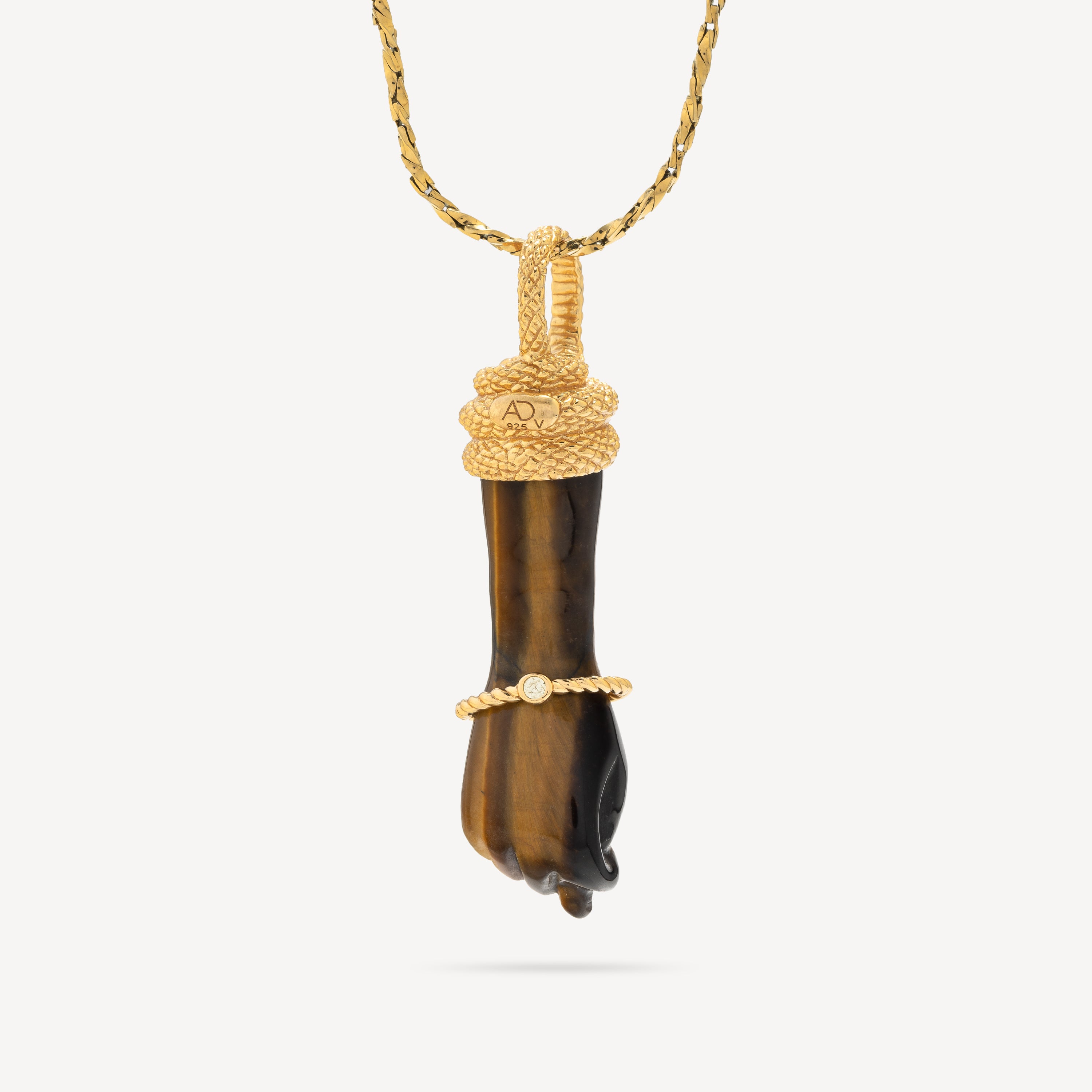 Amuleti Tiger Eye Sapphire Pendant