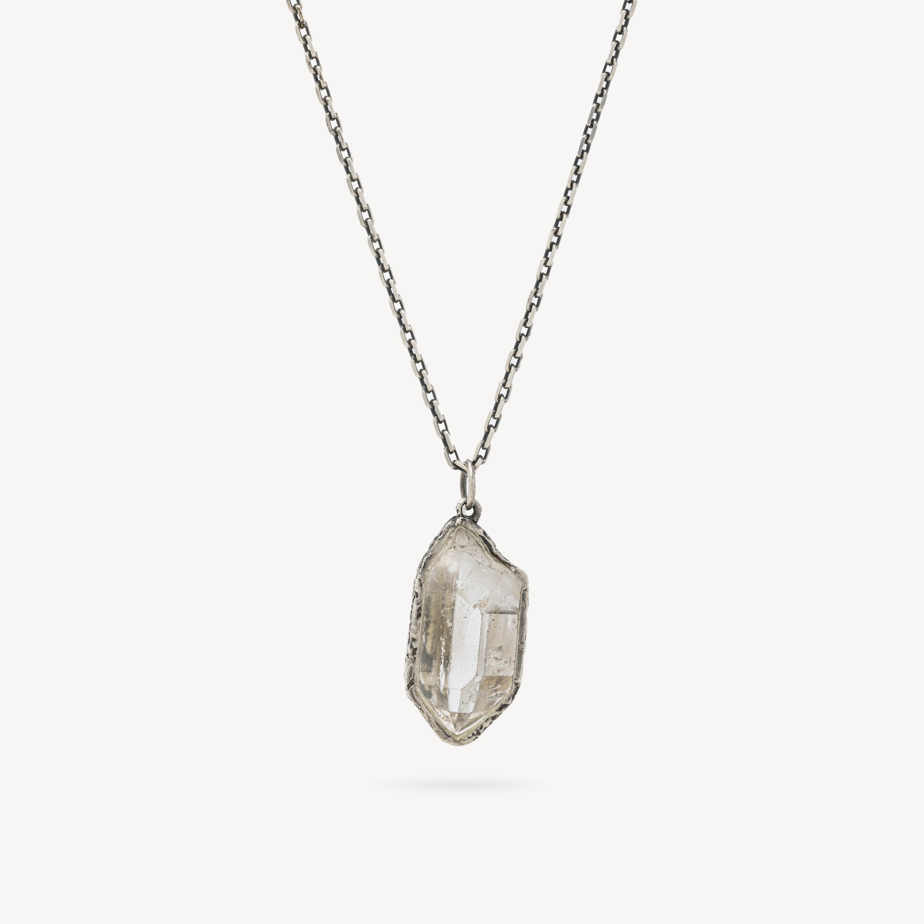 Collier Cristal De Roche 04 Argent