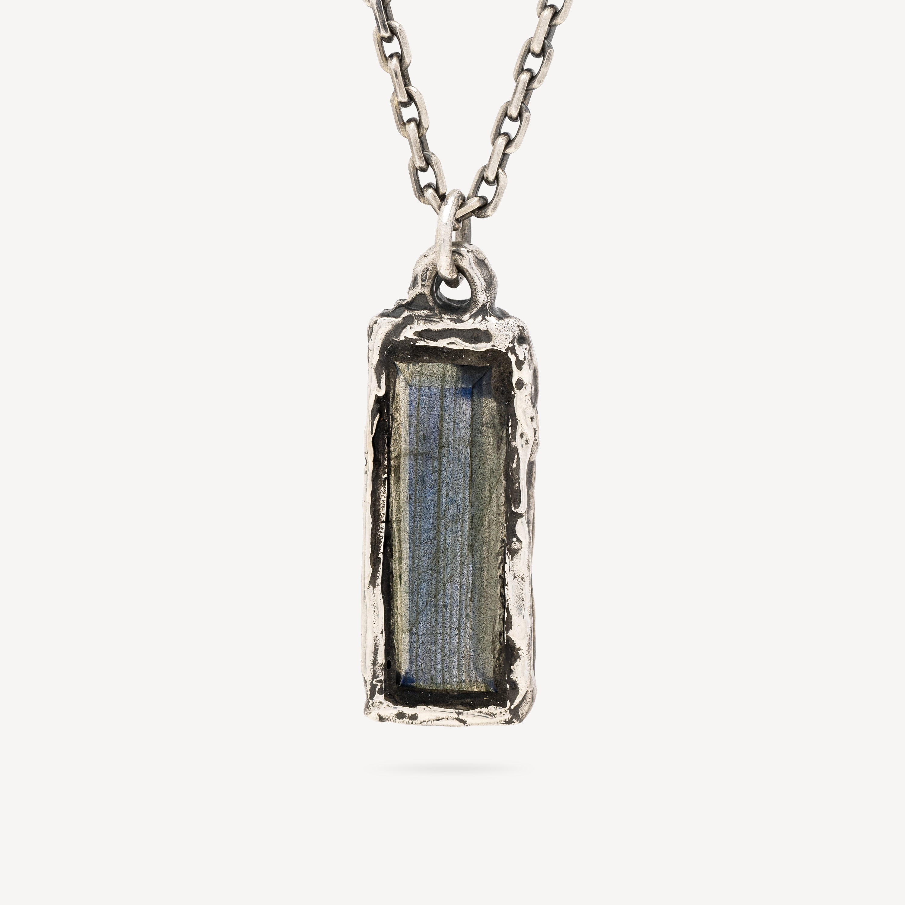 Blue Labradorite Talisman Necklace