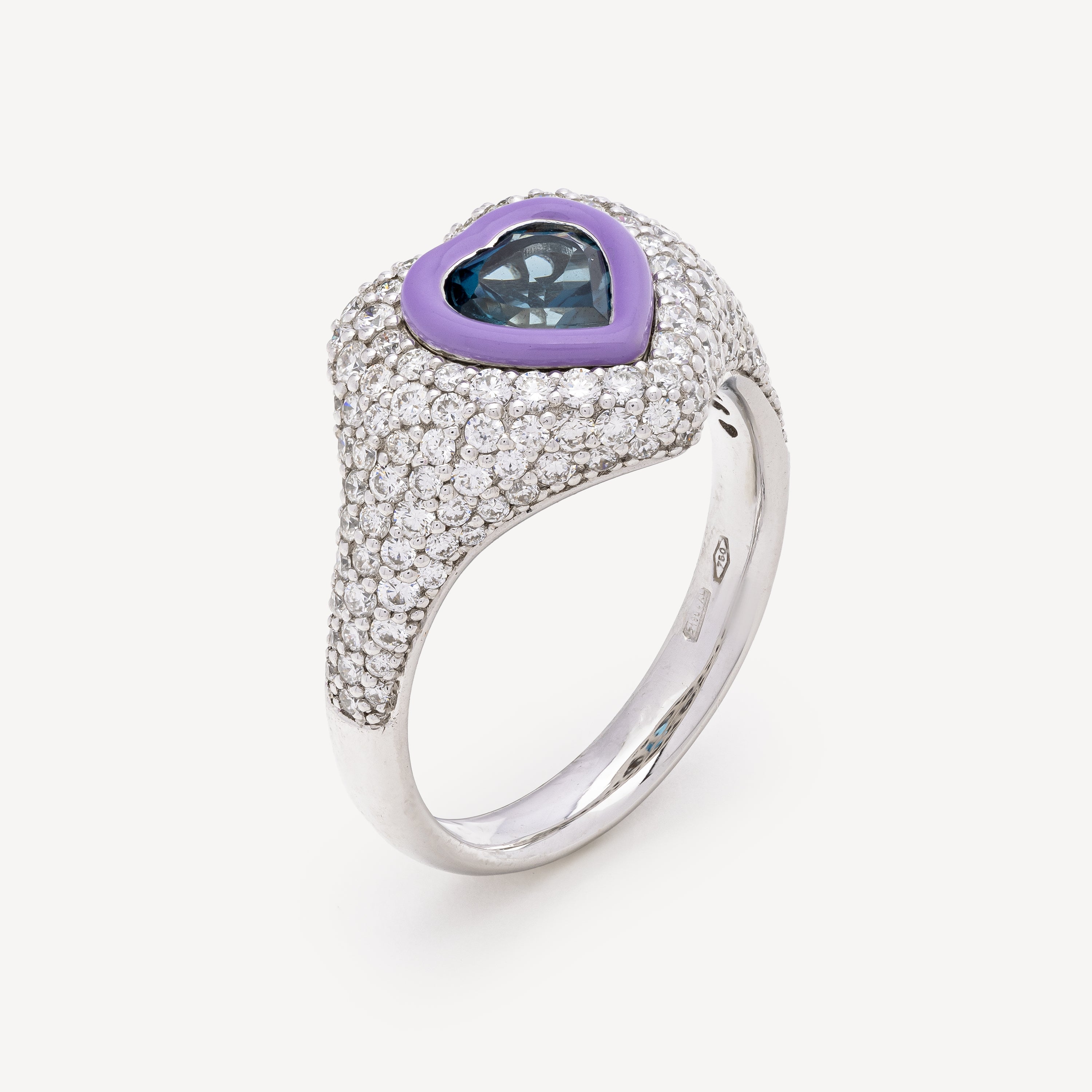 Bague Heart Diamonds London Topaz