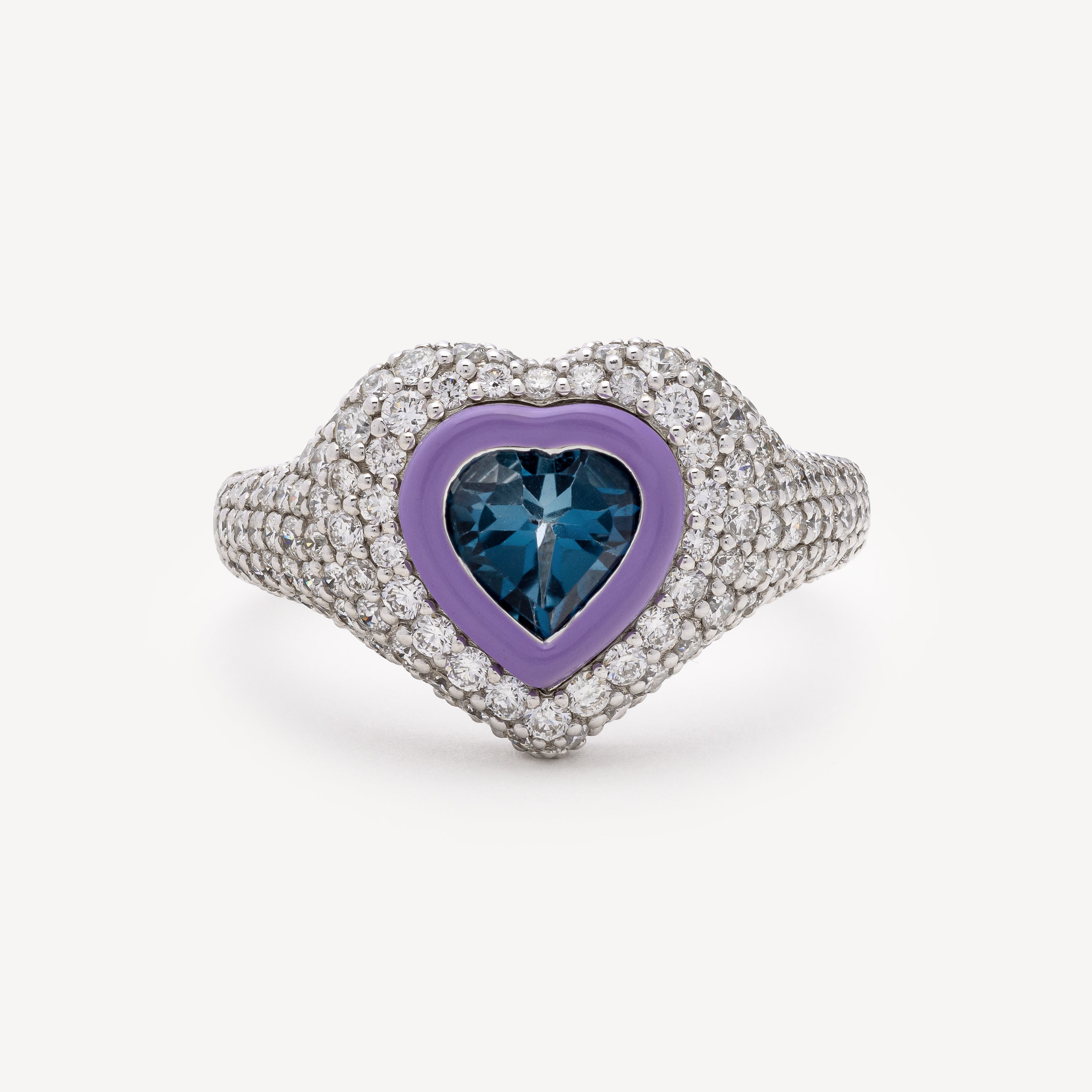 Bague Heart Diamonds London Topaz