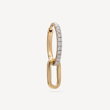 Tay Gold Diamonds Hoop Earrings