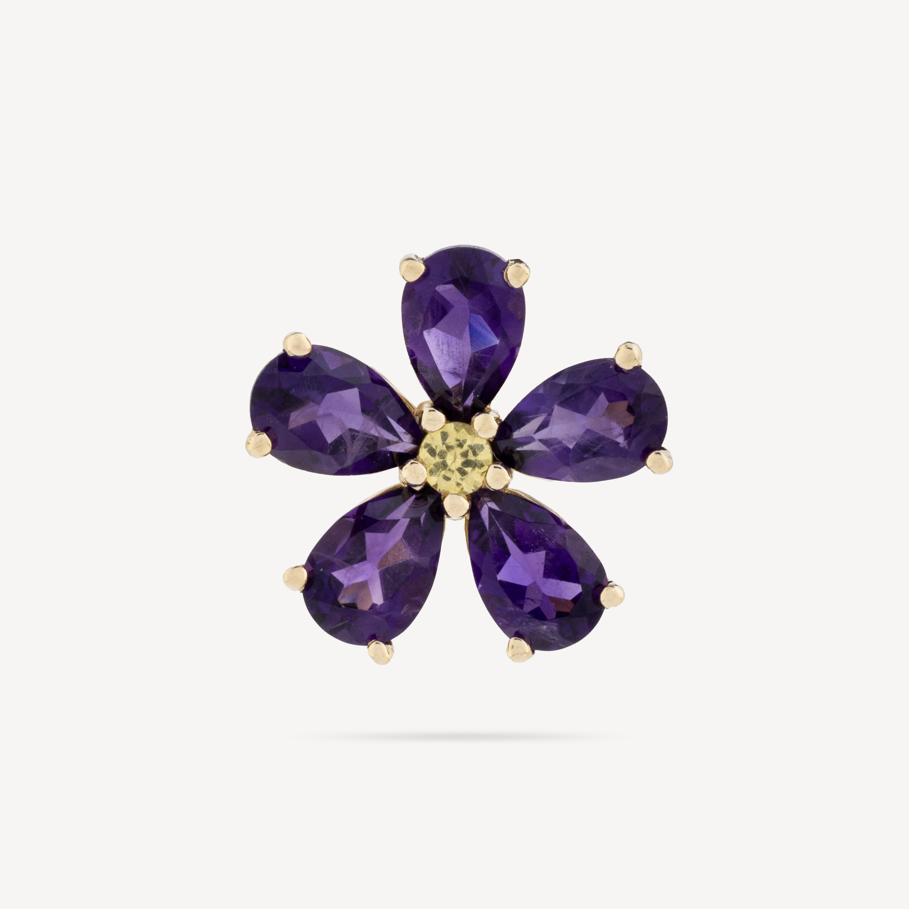 Boucle D'Oreille Forget Me Not Amethyste