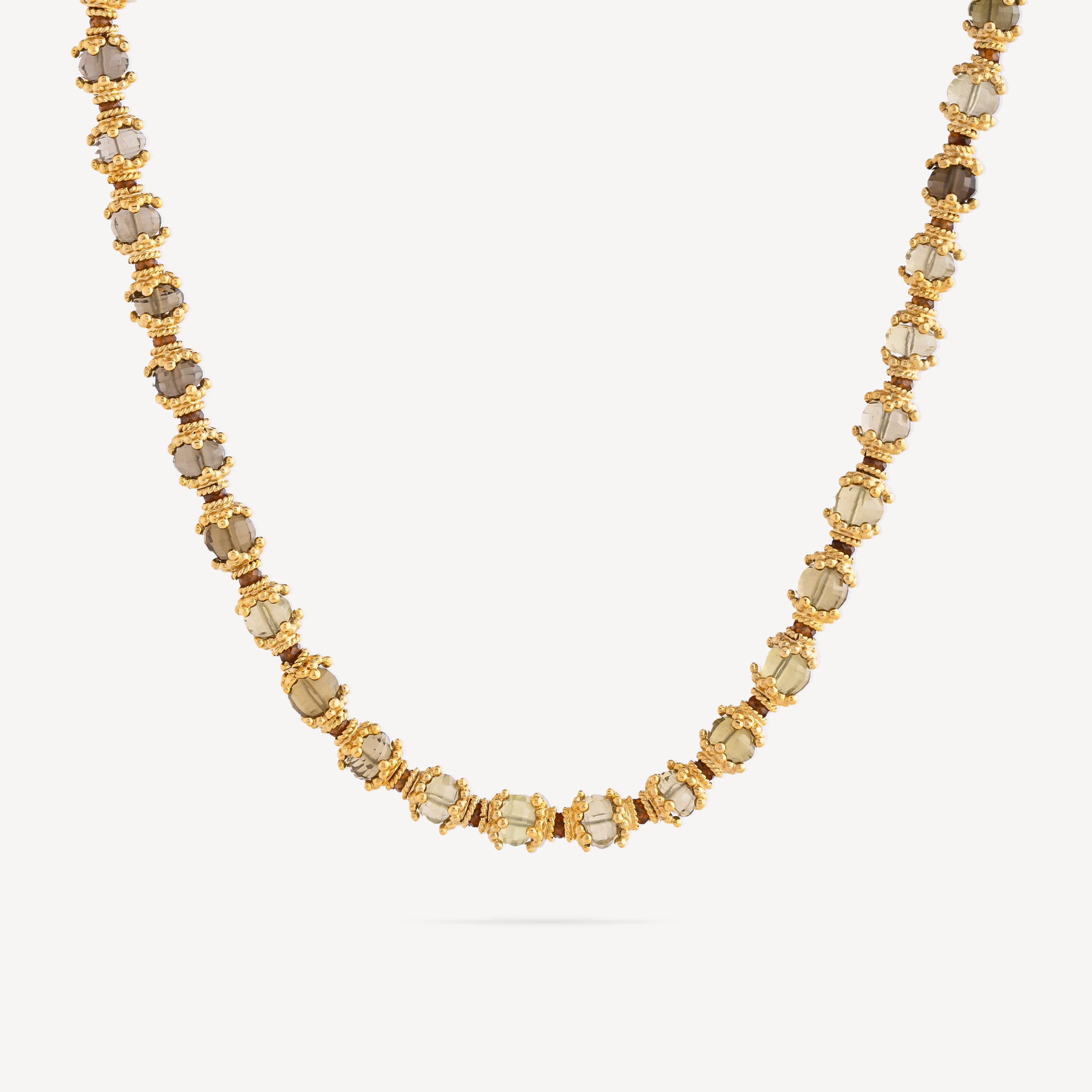 Collier Big Sriphala Quartz Grenat