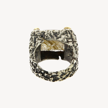 Rutile Quartz Ring