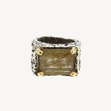 Bague Quartz Rutile