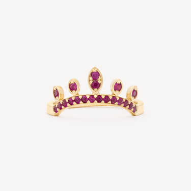 Bague Celia Rubis Or Jaune