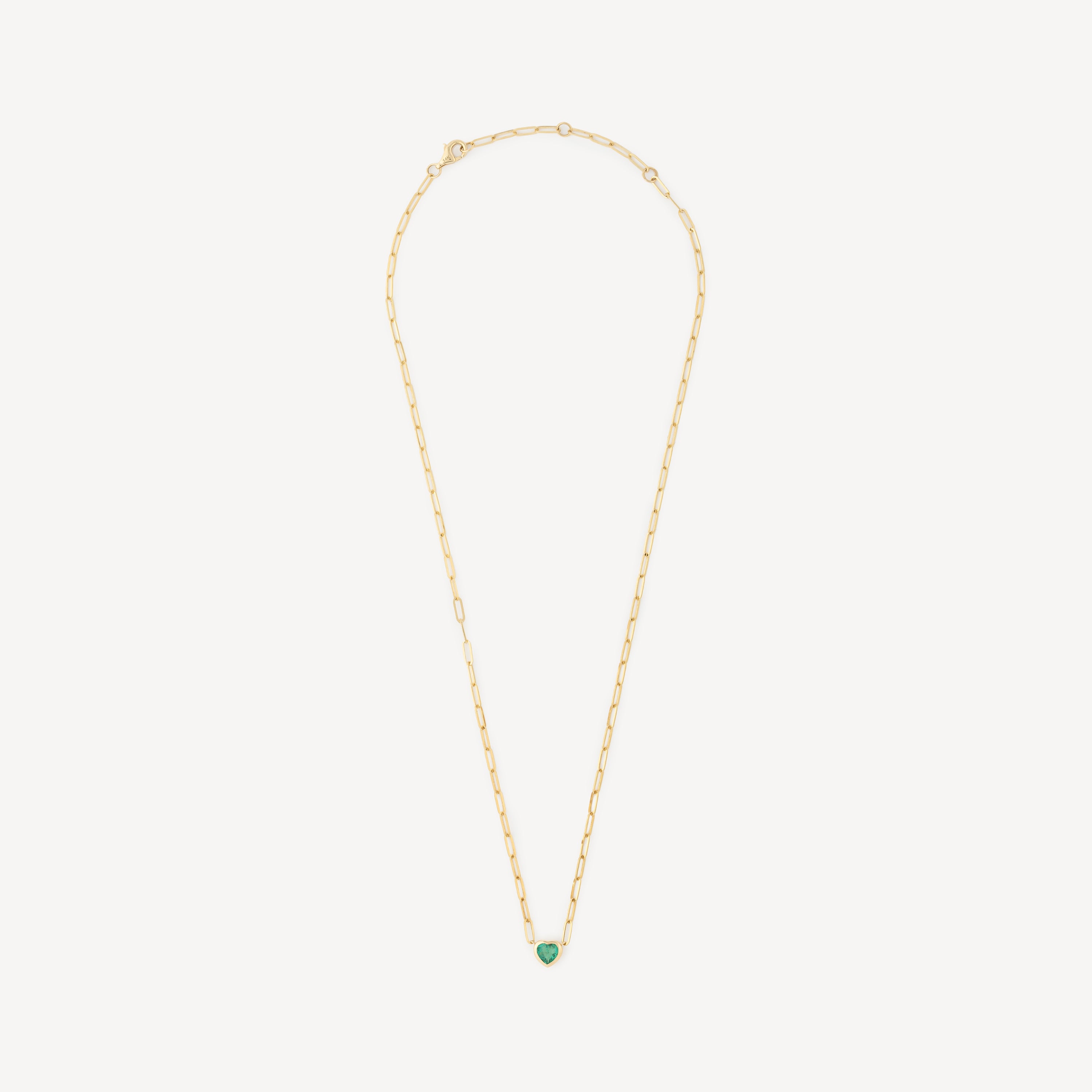 Collier Emerald Heart