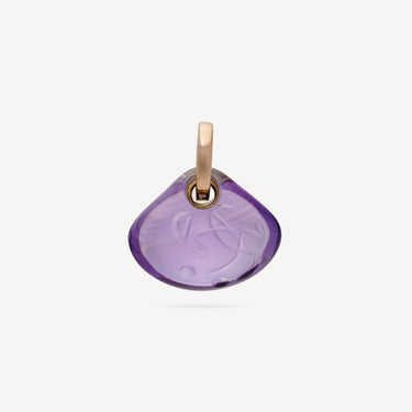 Pendentif Arbre de Vie Améthyste Violette Or Jaune