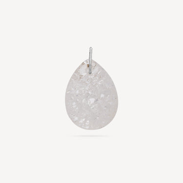 Pendentif Neige Or Blanc