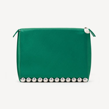 Sac Pochette en Soie Vert