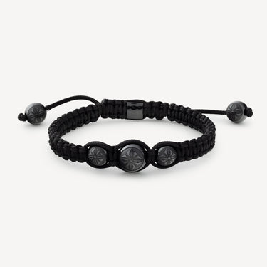 Black Beaded Bracelet