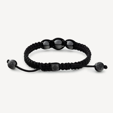 Black Beaded Bracelet