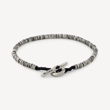 Bracelet Mini Disc Argent Black