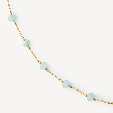 Collier Or Jaune Amazonite