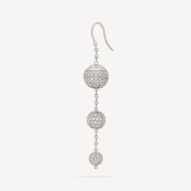 Boucles d’Oreille Beads Pendantes Or Bla