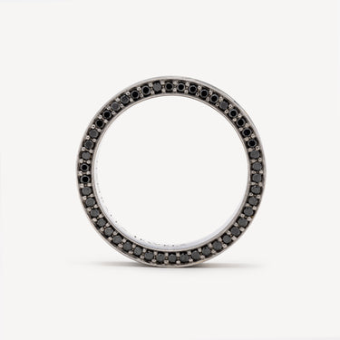 Bague Star of Shamballa Or Diamants Noir