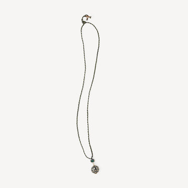 Collier Planet Star Emeraude