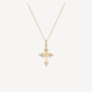 Devotion Necklace Yellow Gold Diamonds