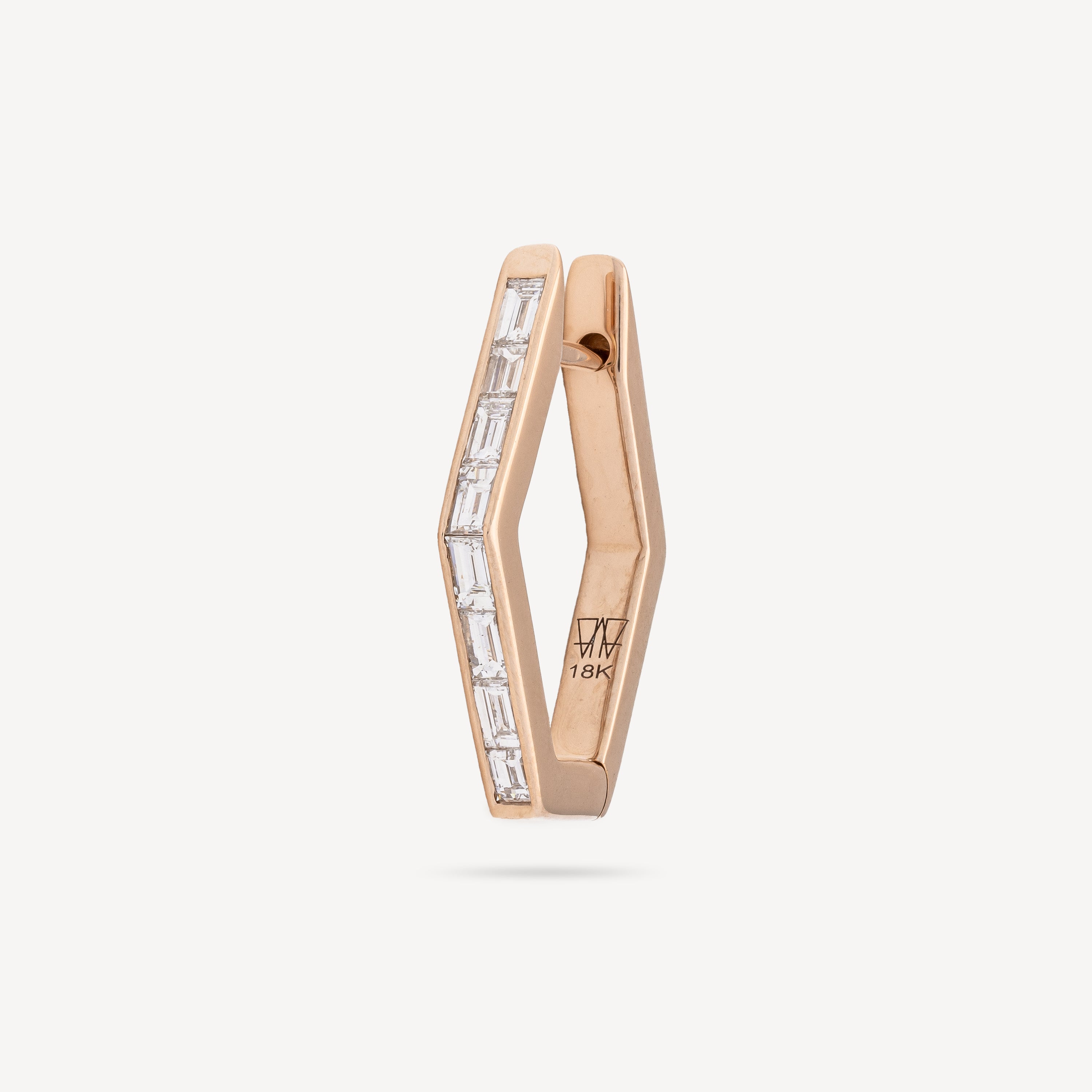 Bo Quentin Diamond Hexagon Baguette