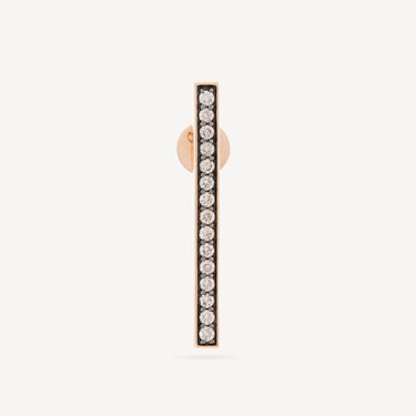 Boucle d'Oreille Classic Champagne Diamond Bar