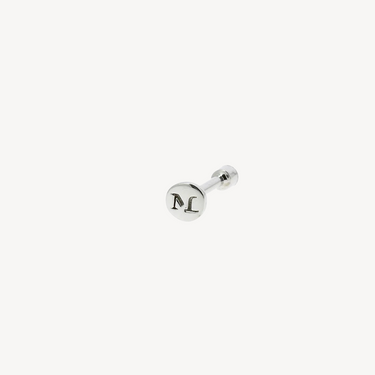 Piercing Puce Diamant 2mm Serti Invisible Or Blanc