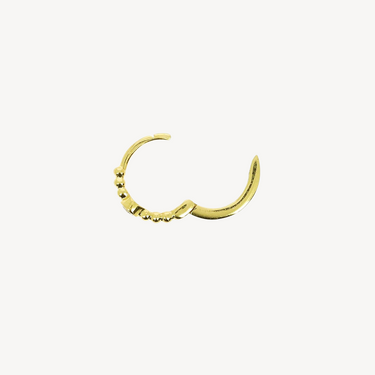 1 Diamond Yellow Gold Millegrain Earring