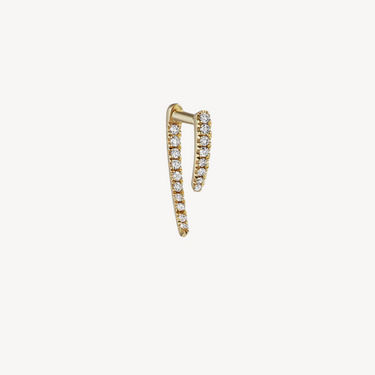 Yellow Gold Buzz Earring