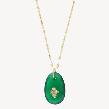 Collier Gaïa n°1 Green Onyx