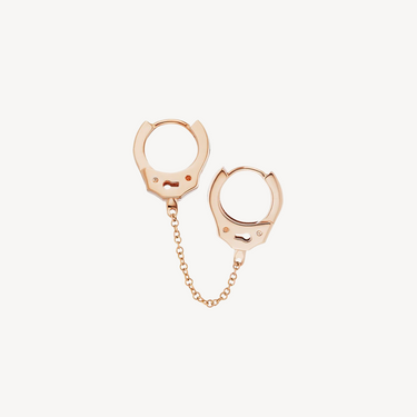 8mm Rose Gold Handcuff Earring