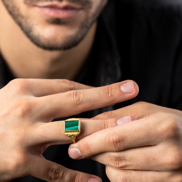 Signature Malachite Ring