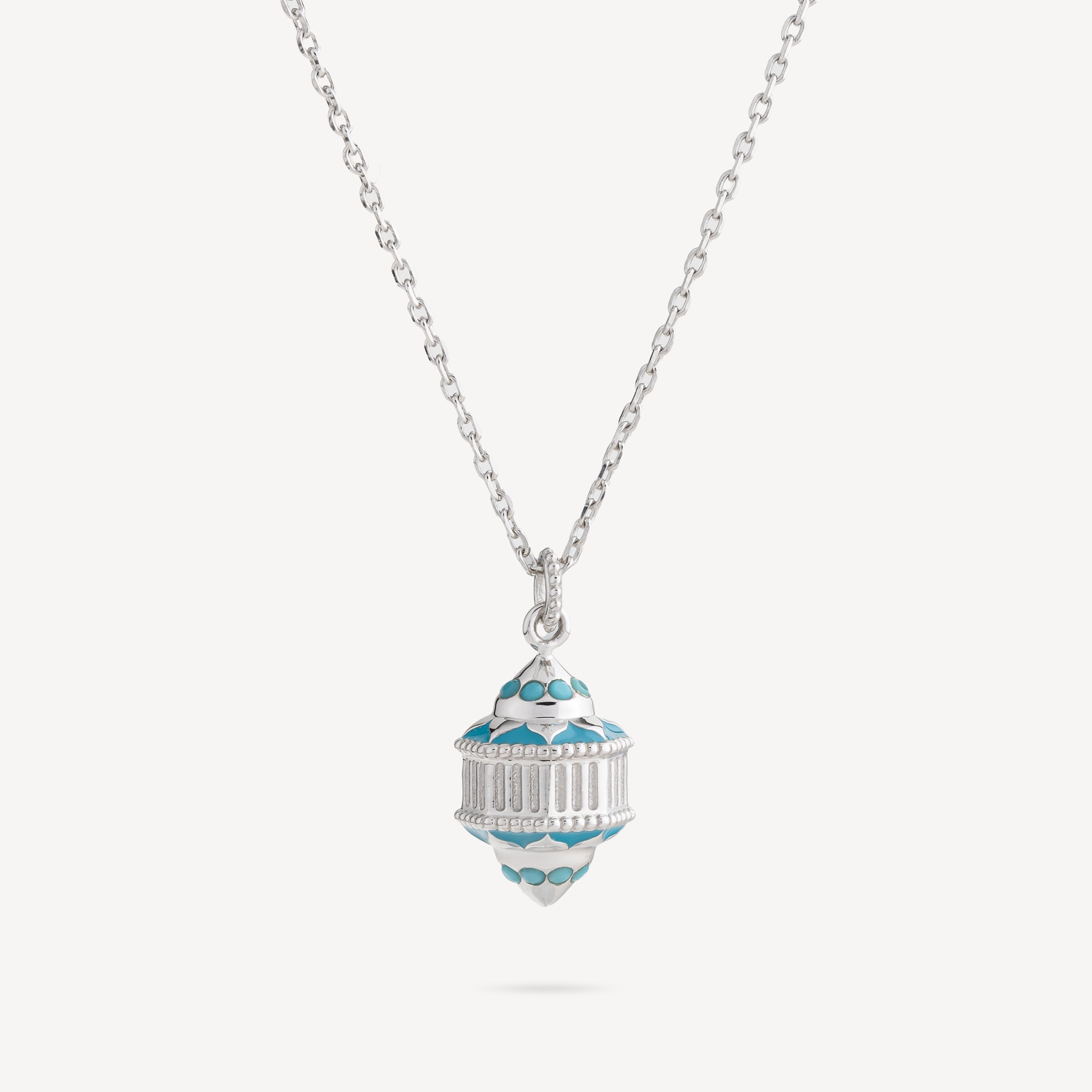 Collier Naos Argent Turquoises