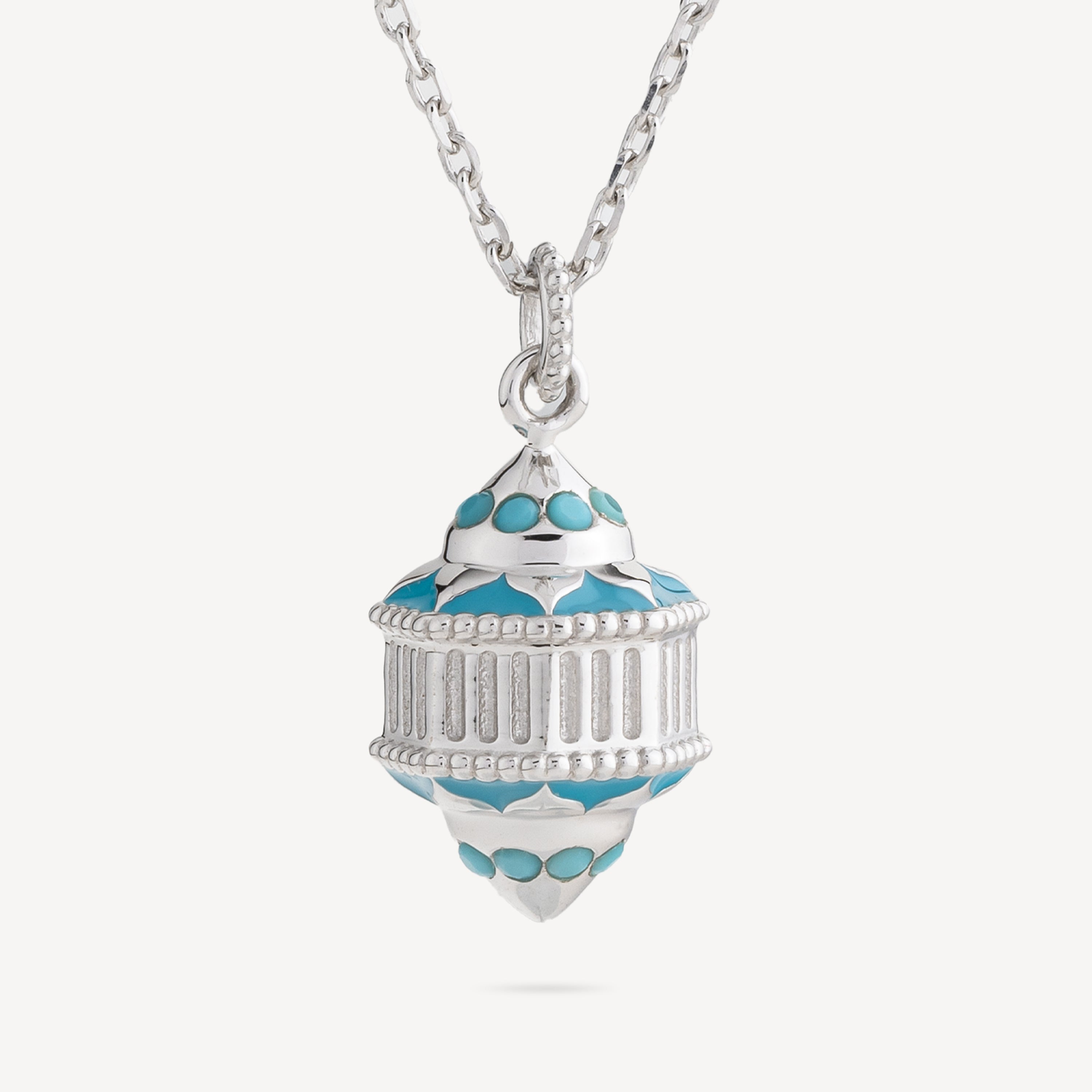 Collier Naos Argent Turquoises