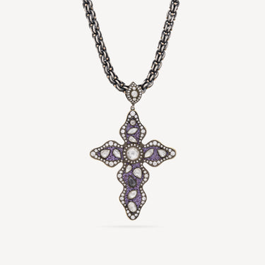 Collier Croix Diamants