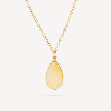 Collier Pear Opal Pendant