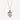 ROSE PURPLE ENAMEL VERMEIL NECKLACE