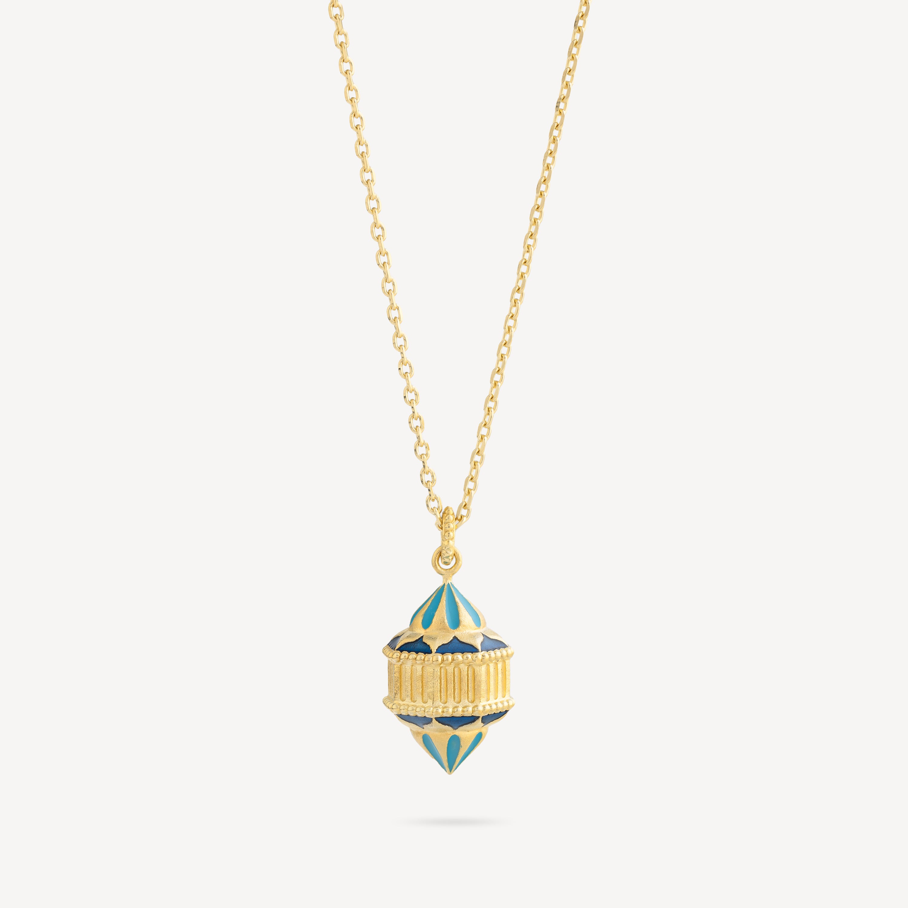 Collier Naos Vermeil Email Turquoise