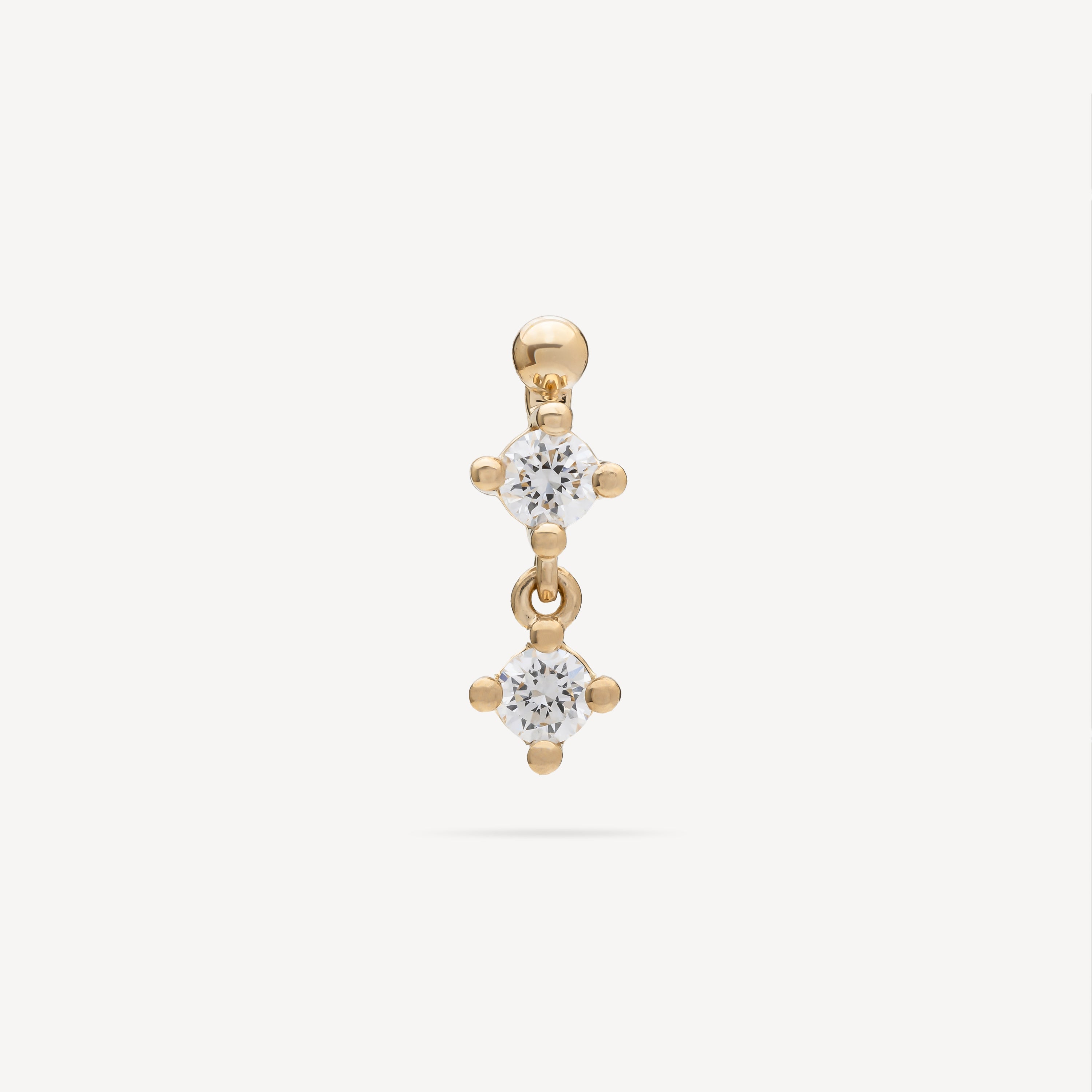 Soho Gold Diamond Earring