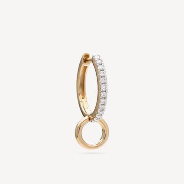 Hoop Circle Gold Diamonds